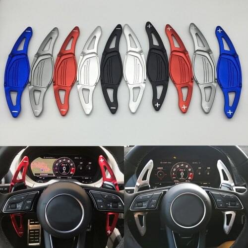 Paddle For Audi RS3 RS4 RS5 2017-2020 & R8 TT RS 2016-2020 Car Steering Wheel Shift Paddle Shifter Gear Car Accessory