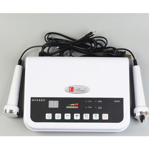 Double-head Ultrasonic Beauty Instrument For Face Eye Facial Cleanser Blackhead Machine Freckles Pigment Spots Wrinkle Removal