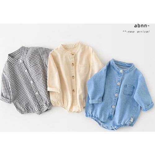 Spring New Baby Boys Long Sleeve Bodysuit