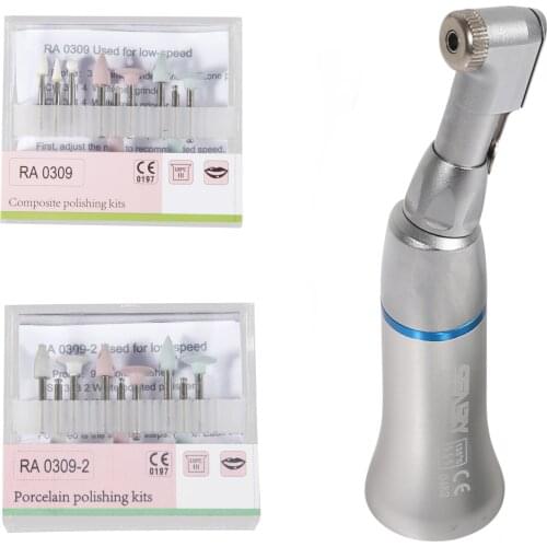 1-5Pcs Dental Low Speed Contra Angle Handpiece Porcelain/Composite Polishing Kit RA 2.35