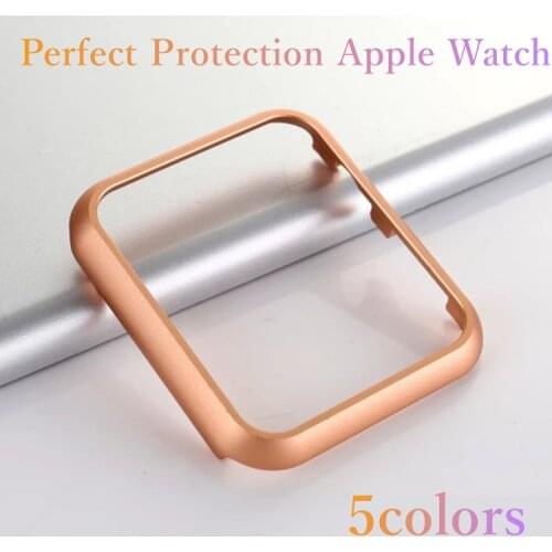 Aluminum Cover For Apple Watch Bumper Case 44mm 40mm 42mm 38mm Shell For iwatch Series 6 5 4 3 2 1 Metal Frame Protective Case