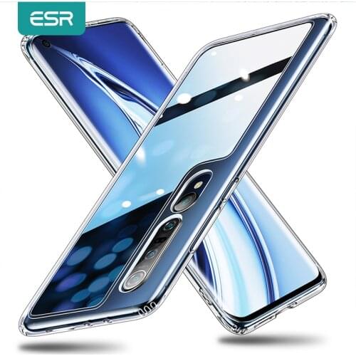 ESR Real Glass Case for Xiaomi mi 10 Pro 9 Back Cover Shockproof Tempered Glass Hard Protective for Xiaomi Mi 10pro Case Funda