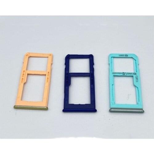 For Samsung Galaxy A60 A6060 SIM Card Tray Slot Holder Adapter Socket Repair Parts