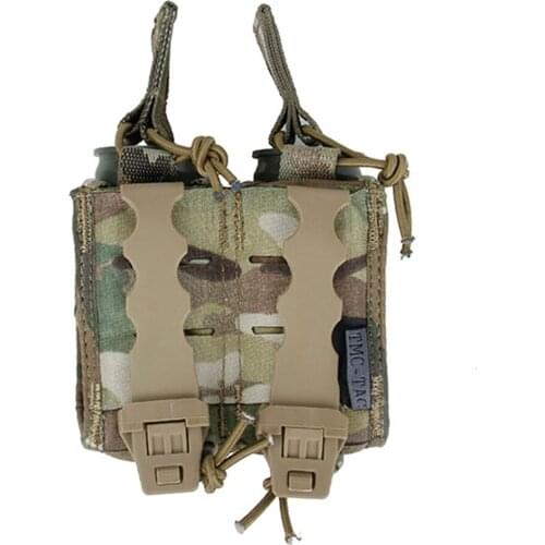 TMC3361-MC Tactical Accessory Bag 40mm Double Bag for MOLLE Quick Release Tape Multi Color