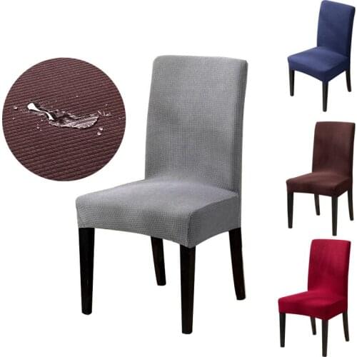 Elastic Stretch Dining Room Scandinavian Table Dust Chair Covers Waterproof With Back Stool Cover for Living Room For Kitchen