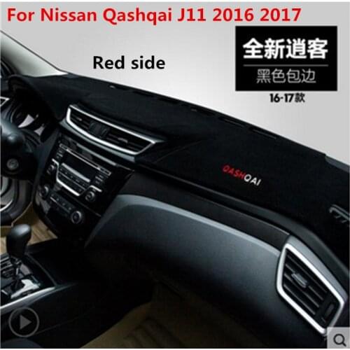 Car dashboard Avoid light pad Instrument platform desk cover Mats Carpets LHD For Nissan Qashqai J11 2016 2017