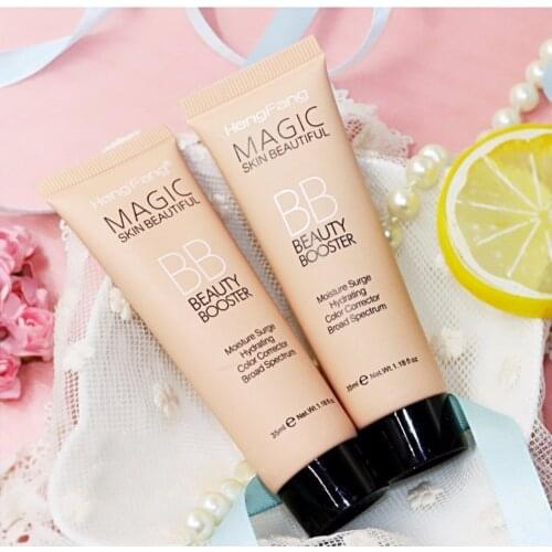 Natural BB Cream Brighten Base Makeup Kit Whitening Moisturizing Concealer Long Lasting Nude Foundation Makeup Face Beauty TSLM1