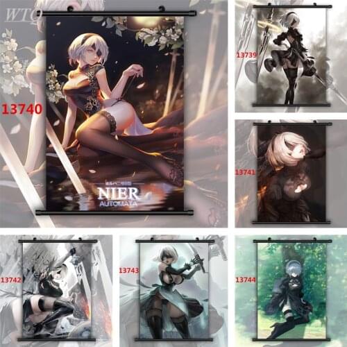 NieR Automata YoRHa Type A No.2 HD Print Anime Posters Wall Poster Canvas Painting Wall Decor Poster Wall Art Picture Home Decor