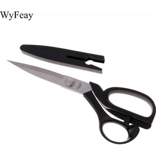Black With Cover High Carbon Professional Stainless Steel Sewing Scissors Steel Tailor Scissors Dressmaking Fabric Shears Craft