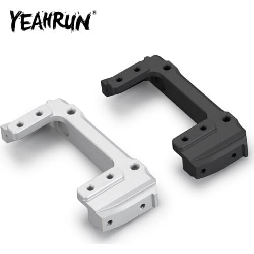 YEAHRUN Aluminum Front Plate Bumper Mount For Axial SCX10 II 90046 90047 1/10 RC Crawler Car Upgrade Parts