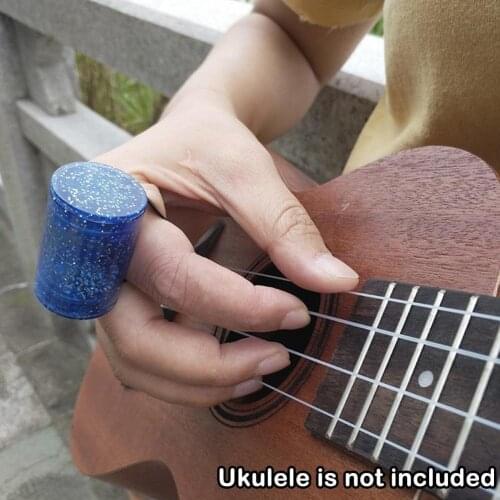 Plastic Rhythm Sand Shaker Music Fingers Shot Soft adjustable auto strap Guitar Ukulele Instruments Tool