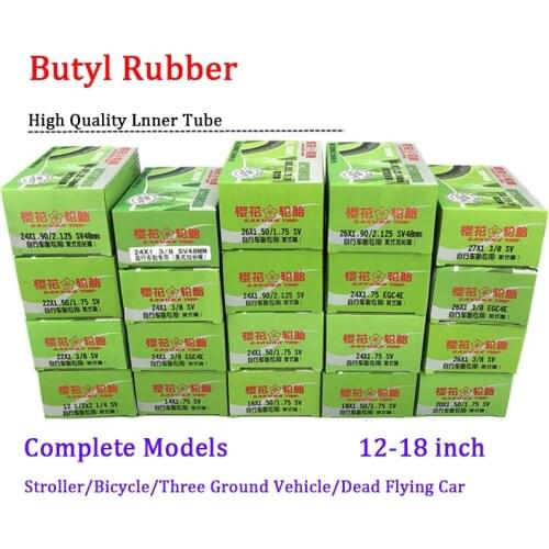 Genuine Cherry Blossom Bicycle Inner Tube 20 22 24 26 27x 13 / 8 / X1.50/x1.75/x1.95 Tire