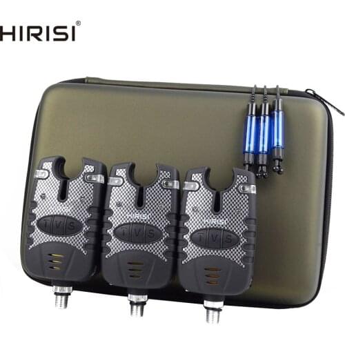 Carp Fishing Bite Alarms and Fishing Indicator In Zipped Protection Case