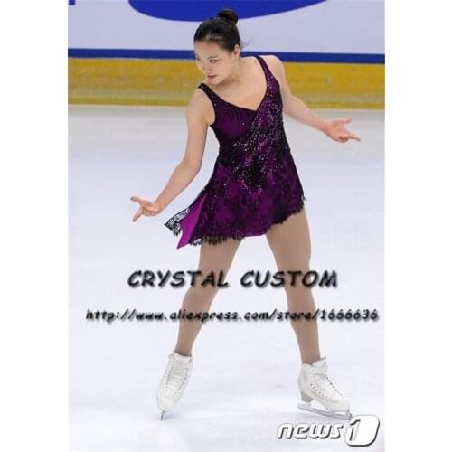 Custom Made to Fit Ice Skating Dresses Graceful New Brand Figure Skating Dresses For Competition DR4268