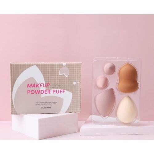 Professional Cosmetic Puff Non-latex Makeup Sponge Face Foundation Concealer Powder Cream Blending Sponges Set for Womens