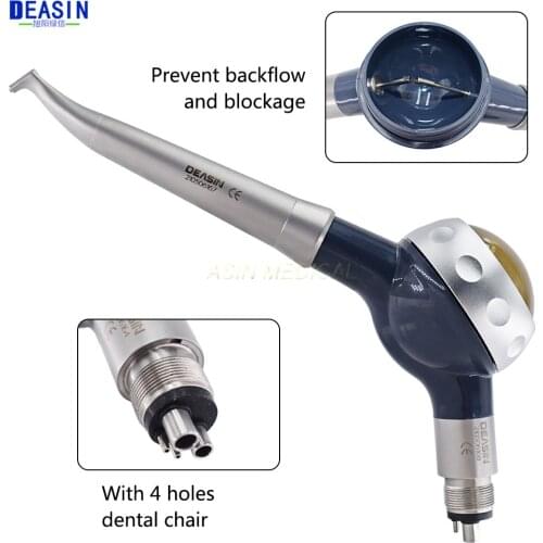 Deasin Dental High Quality Air Flow Teeth Polishing Polisher Handpiece Hygiene Prophy Jet 4 Hole Dental Tools