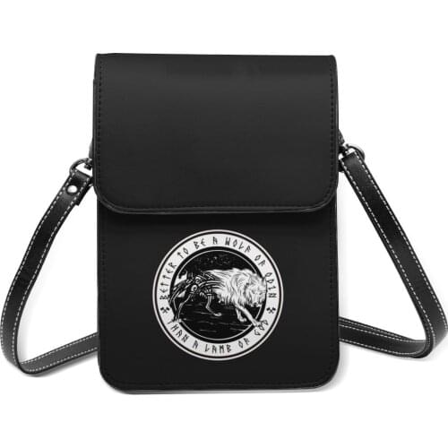 Teen Wolf Shoulder Bag Streetwear Woman Mobile Phone Bag Gift Retro Leather Bags