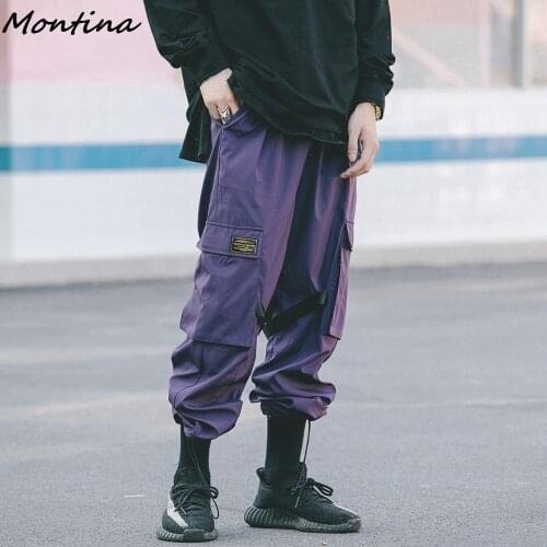 Streetwear Men Pants Hip Hop Tactical Pants Sweatpants Mens Joggers Pants Street Fashion Cargo Pants Military Pants Men HipHop