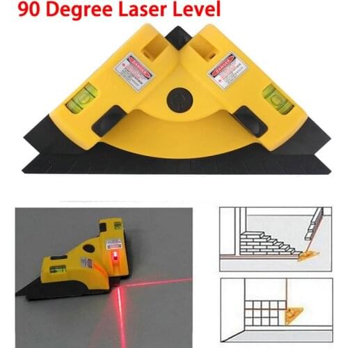 90 degree Right Angle square Laser Level Vertical Pro Vertical Horizontal nivel laser level Line Projecretion measure tool