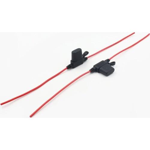 100pcs 15A 20A Water-resistant Medium Car Fuse Holder Waterproof Automotive Fuse Holder Cover Inline Blade Fuse Holder fuse box