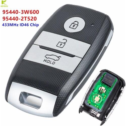 KEYECU Replacement Smart Remote Key Fob 433MHz ID46 for Kia Picanto Optima Sorento Sportage 2014 -2016 95440-3W600 95440-2T520