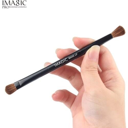 1PC Multifunctional Eyeshadow Brush Professional Double-headed Nose Shadow Concealer Brush Easy To Color Make Up Tool TSLM1