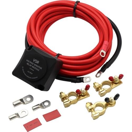 12V 125a Car Trailer Yacht Dual Battery Isolator Smart Battery Separator Set