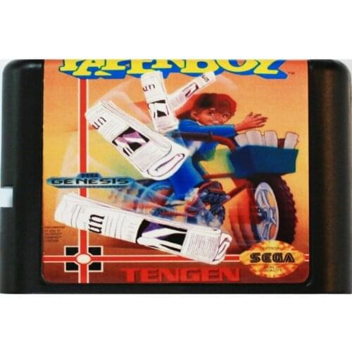 Paperboy 16 bit MD Game Card For Sega Mega Drive For SEGA Genesis