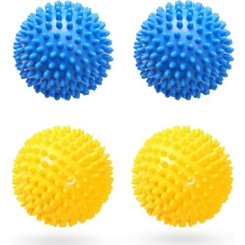 2pcs Laundry Ball PVC Dryer Balls Reusable Clean Tools Laundry Drying Fabric Softener Ball Dry Washing Accessories Cleaning Ball