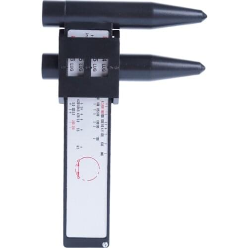 2021 Hot Sale Wheel Rim Bolt Pattern Sliding PCD Measuring Tool Gauge Ruler 8 Holes PCD Ruler Lugs Hub Pitch Measurement Tool