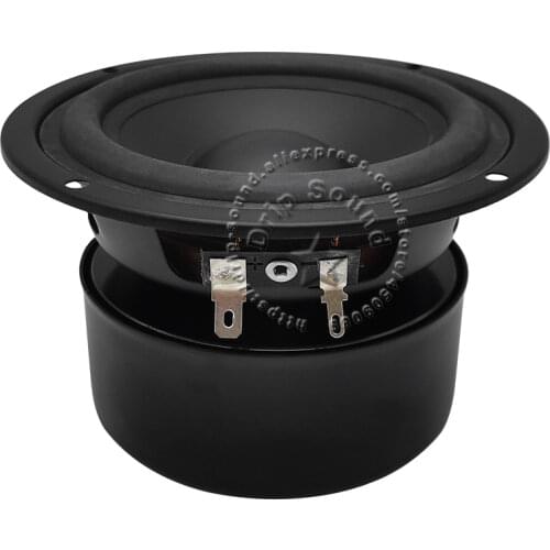 4.5" inch 8ohm 80W Mid-Range Woofer Audio Bass Speaker Stereo Loudspeaker Horn Trumpet JX-QA-4101F