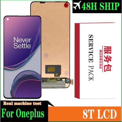 Amoled Display Replacement With Frame For Oneplus 8T LCD Touch Screen Digitizer Assembly For One Plus 8T LCD Screen