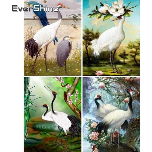 Evershine Diamond Mosaic Full Square Drill Animal Diamond Embroidery Birds Diamond Painting Full Set Kit Wall Decoration Sale