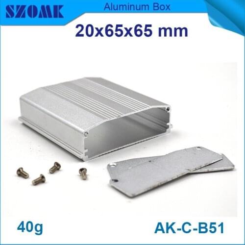Aluminum box for diy best seller 4 pcs/lot aluminum shell in silver color good looking nice surface fit PCB size :16x54.6 mm