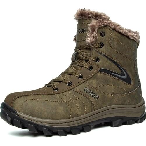 Tactical Military Combat Boots Men Genuine Leather Army Hunting Hiking Shoe Camping Mountaineering Winter Boots For Men