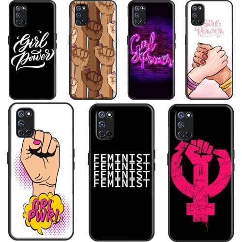Feminist Girl Power Phone Case For OPPO A53 A31 A9 A5 2020 Reno 2 Z A1K A3S A5S A15 A52 A72 A83 A91 A93 Cover