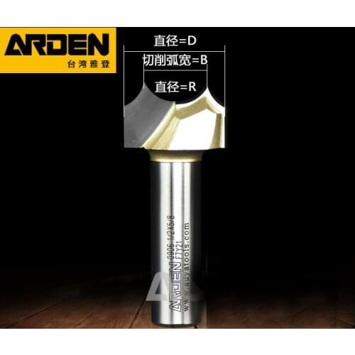 Woodworking cnc cutter route line round bottom metric type wear-resisting