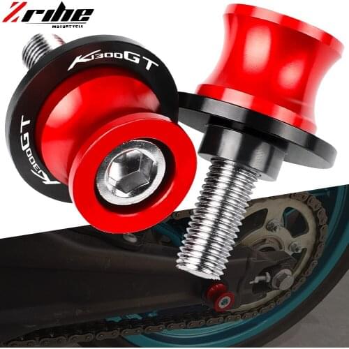 For BMW K1300S K1300GT K1300R Motorcycle Swingarm Spools Slider Swingarm Stand Screws Slider Protector 2009 2010 2011 2012-2015