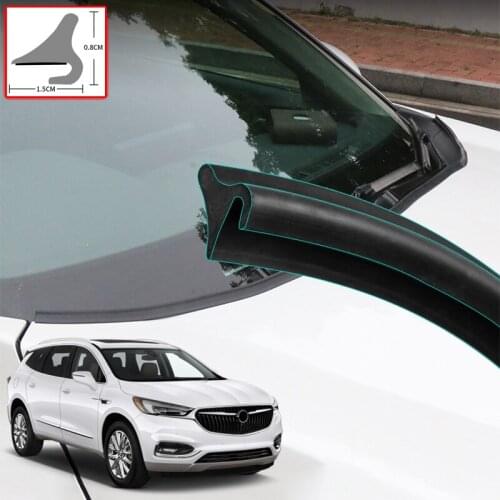 For Buick Enclave 2019-2022 DIY Car Seal Strip Windshied Spoiler Filler Protect Edge Weatherstrip Strips Sticker Car Accessories