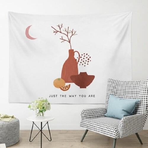 Tapestry Ins Background Cloth Hanging Layout Room Wall Nordic Bedside Decoration Dormitory Bedroom Renovation Tapestries