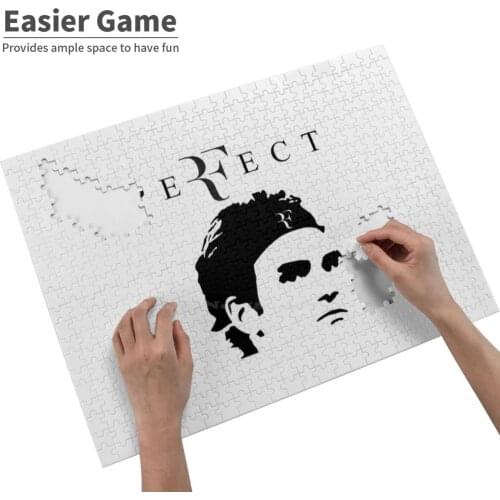 Perfect Jigsaw Puzzle For Adults Kids Diy Games Rf Tennis Nadal Djokovic Sport Legend Logo Wimbledon Rolland Garros Us Open