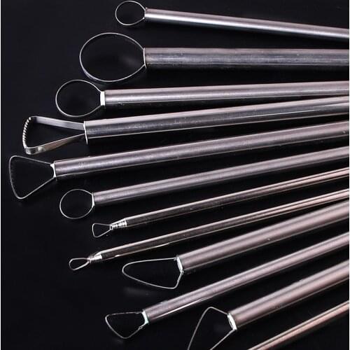 Clay Scraper Ceramics Stainless Steel Ceramic Clay Sculpture Hand-made Slab Drawing Tool