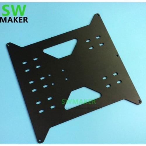 Upgrade Y Carriage Plate black color for wanhao Duplicator i3 /Monoprice Maker Select V1/V2/V2.1/Plus 3D printer