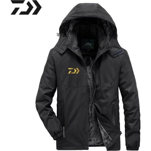 DAIWA Fishing Mens Winter Hiking Jacket Men Outdoor Sports Coat Camping Trekking Windbreaker Waterproof Ski Jackets