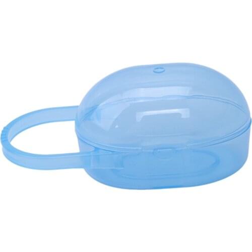 Ruiwjx Practical Pacifier Storage Box Baby Pacifier Dust Hold Box Portable Plastic Nipple Storage Box For Travel Home