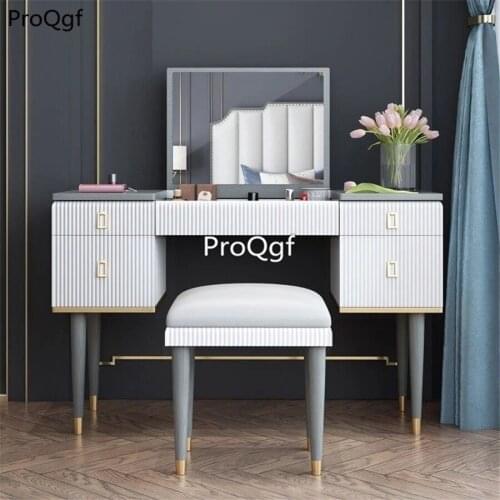 Prodgf 1 Set ins Fashion Luxury Make Up Table with stool