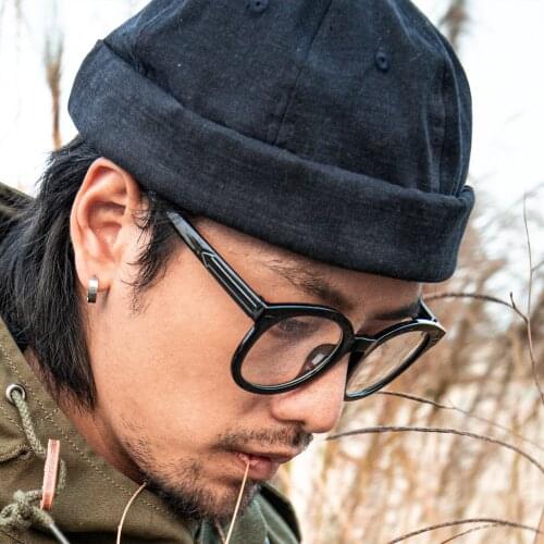 HAT-0005 Classic Super Quality Vintage Stylish Adjustable 100% Cotton Miki Breton Cap