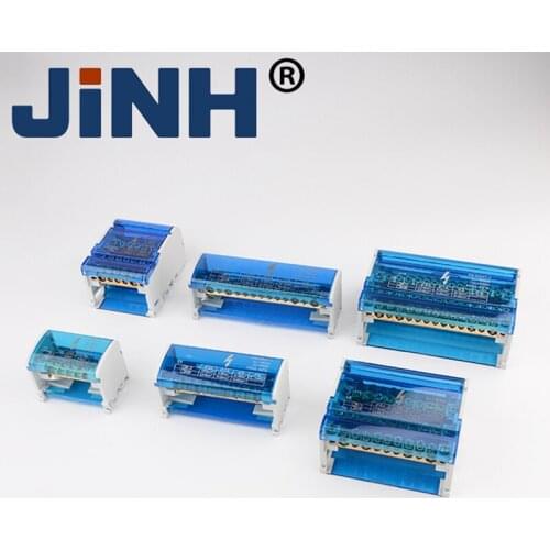 Junction Modular Screw Universal Wire Electrical Connector Din Rail Terminal Block Power Distribution Box207/211/215/407/411/415