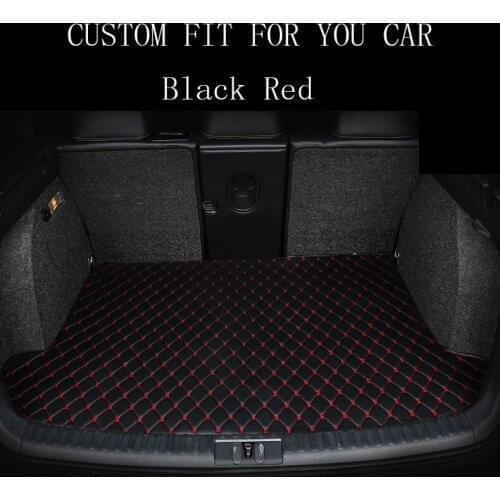Special made Car trunk mats cargo Liner for Audi Q7 SUV 6D customized waterproof anti skid foot case car-styling rugs carpet lin