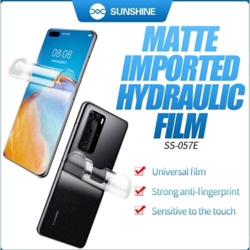 Sunshine SS 057 SS-057A Screen Protector Hydrogel Film SS-057R SS-057E SS 057P Curved Tablet Matte Mobile Phone SS 890C Sheet